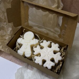 Jõuluküünalde komplekt (2tk) ''Lumehelbe duo''